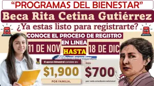 Regístrate a la nueva Beca Rita Cetina Gutiérrez | Proceso en línea completamente fácil