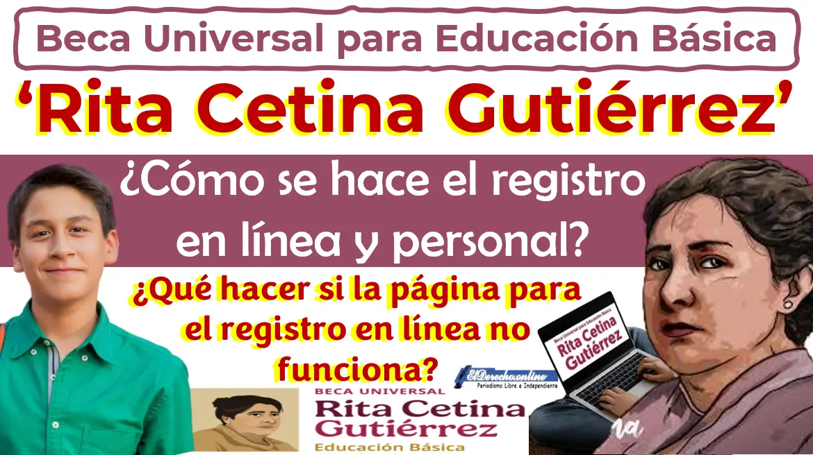 Registro a la Beca "Rita Cetina" ¿Cómo se hace el registro en línea y personal?