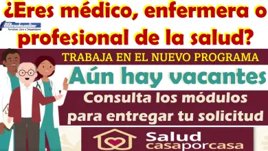 Trabaja en el programa "Salud casa por casa" Aún hay vacantes | ¡Últimos días!