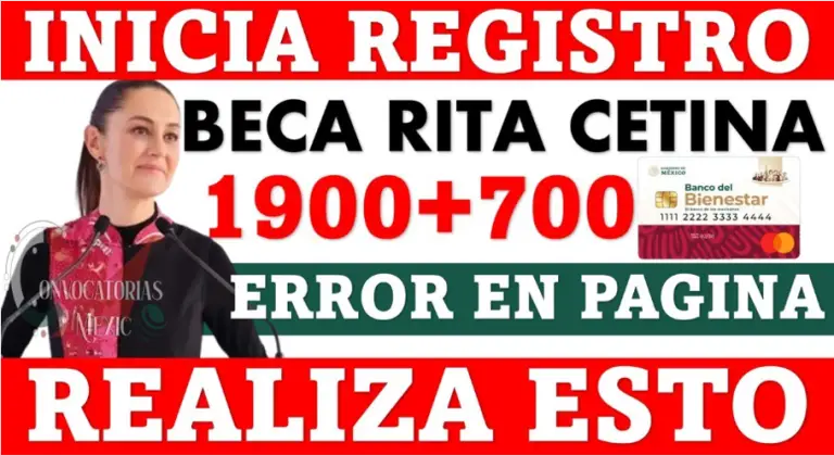 ¿No Puedes Ingresar al Registro de la Beca 'Rita Cetina Gutiérrez'? Aquí Está la Solución