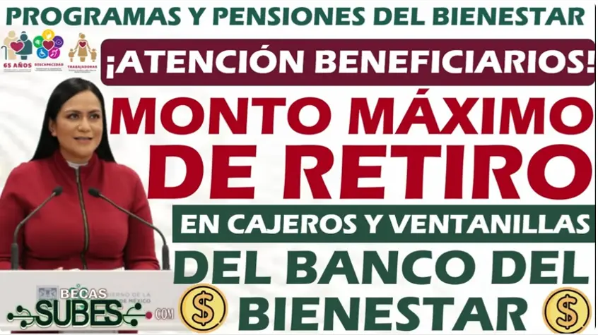 ¿Sabías que Tienes un Límite Diario de Retiro en el Banco del Bienestar? ¡Descúbrelo Aquí!