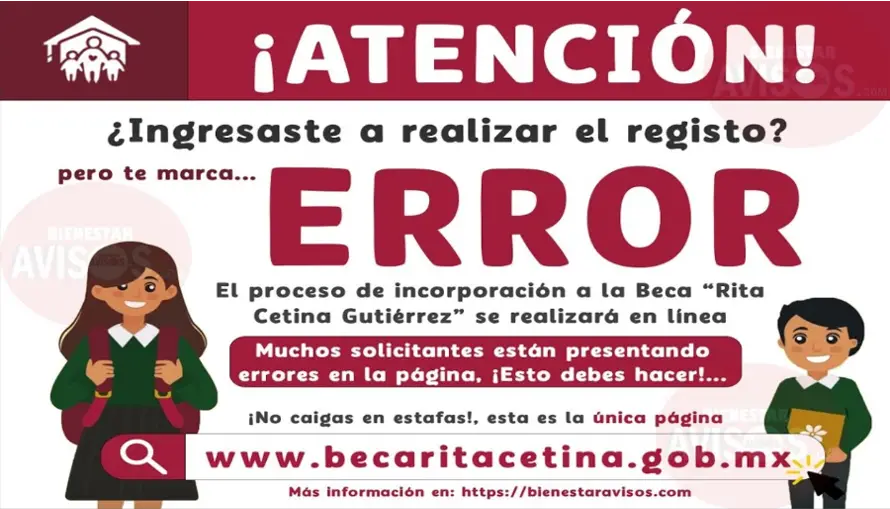 ¿Problemas en el Registro de la Beca Rita Cetina Gutiérrez?, Soluciones para Acceder a la Plataforma