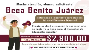 Registro Abierto para la Beca Jóvenes Escribiendo el Futuro, Apoyo para Estudiantes Universitarios en México