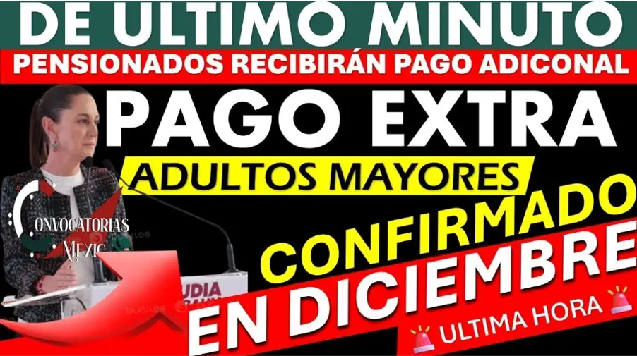 Pensionados del IMSS Recibirán Pago Adicional en Diciembre y Anuncian Aumento para 2025