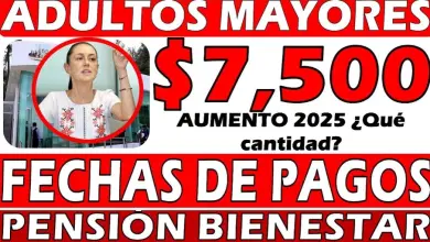 ¿El aumento de la pensión alcanzará los $7,500 en 2025? Lo que aún no se sabe