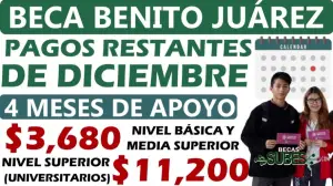 ¿Cuándo Recibirás Tu Pago de la Beca Benito Juárez? Descubre las Fechas de Diciembre