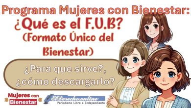 Complemento de Información sobre el Programa Mujeres Con Bienestar qué es el F.U.B