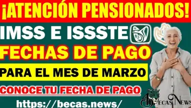 ¿Cuándo recibirás tu pensión? Fechas clave del IMSS e ISSSTE para Marzo