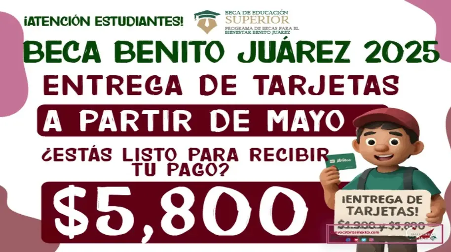 Inicia la entrega de tarjetas del Banco del Bienestar para la beca Jóvenes Escribiendo el Futuro 2025| requisitos y todo lo que debes saber