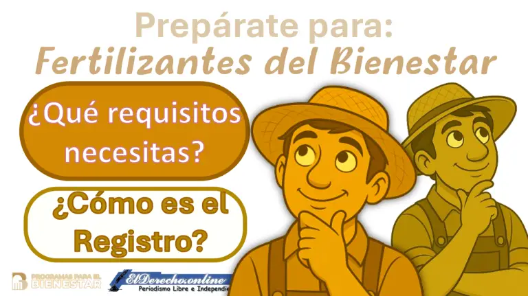 Mientras entregan los Fertilizantes del Bienestar...prepárate para el próximio registro